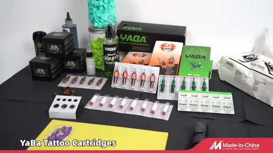 Cartucho de maquiagem OEM descartável de membrana Yaba, cartuchos de agulha SMP profissionais