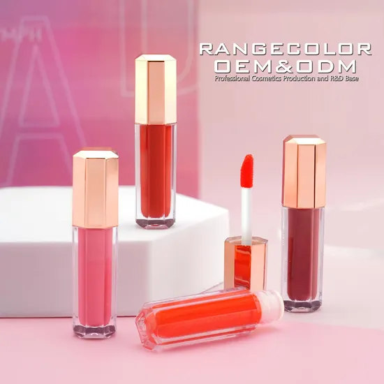 16 peças de maquiagem cosmética OEM para esmalte labial, óleo labial e conjunto de brilho labial